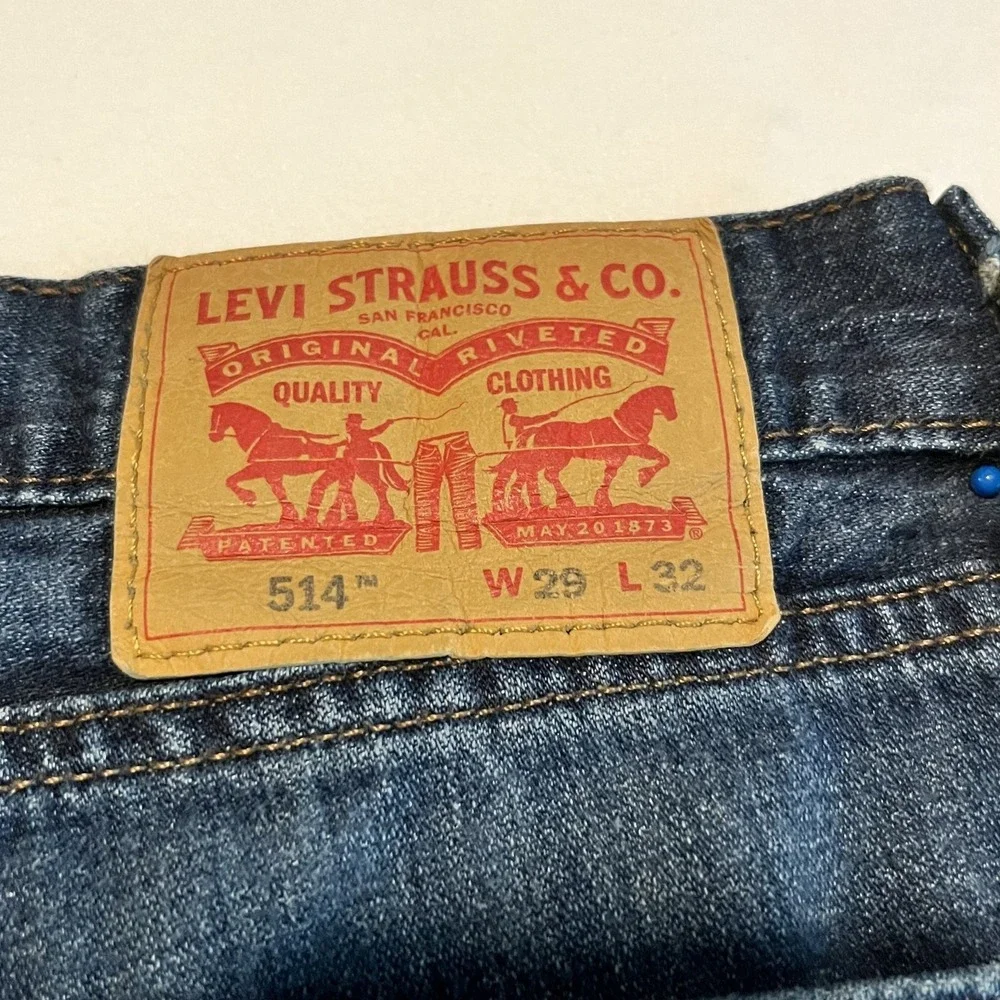 Levi's Strauss 514 Straight Fit Denim Jeans 29x32